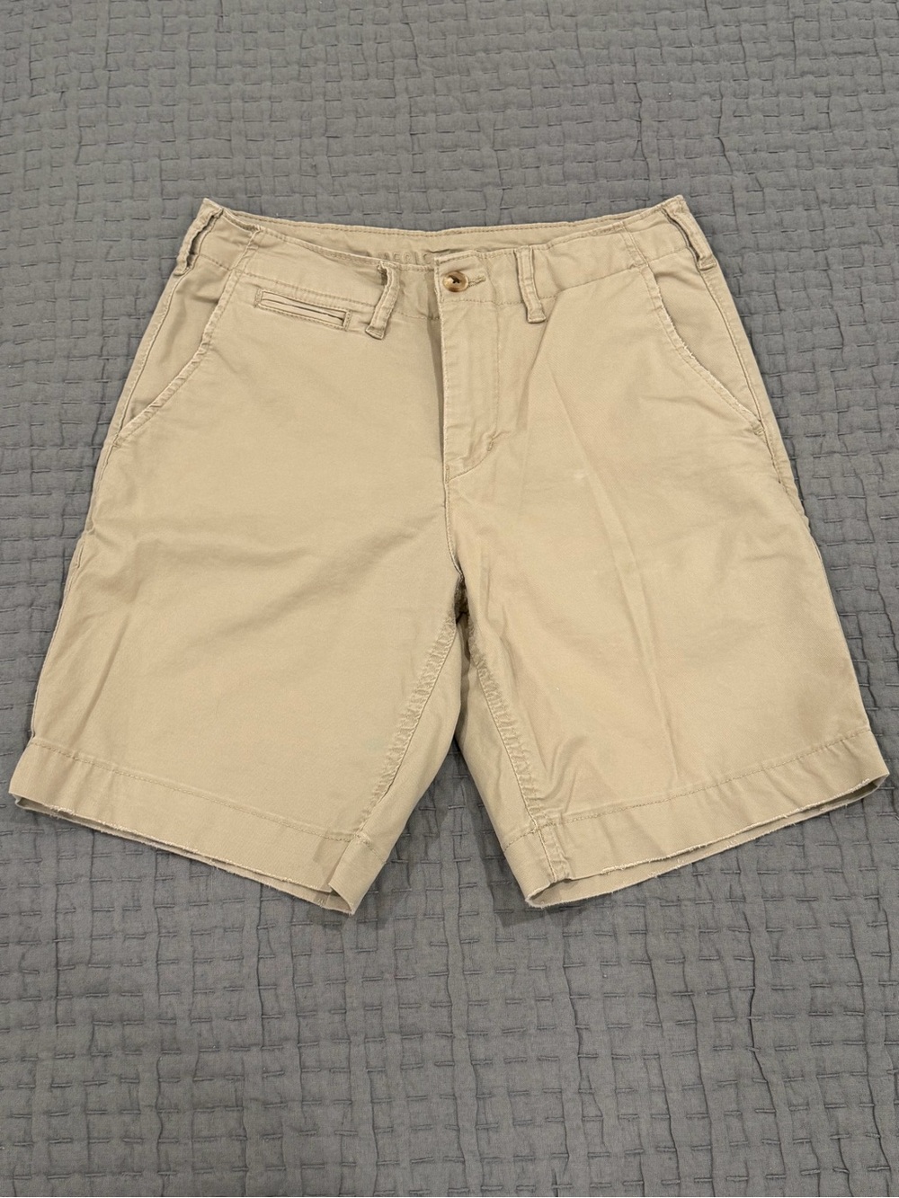 American Eagle Men’s Flex Lived-In Tan Chino Shorts